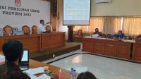 rapat anggaran apd KPU Bali RAPAT membahas anggaran Pilkada 2020 di KPU Bali, Sabtu (6/6/2020). Foto: gus hendra