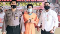 TERSANGKA Gede Bagus Surya Adinata (20) diringkus jajaran Satreskrim Polresta Denpasar. Foto: eri TERSANGKA Gede Bagus Surya Adinata (20) diringkus jajaran Satreskrim Polresta Denpasar. Foto: eri