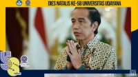 PRESIDEN RI, Joko Widodo, mengucapkan selamat Dies Natalis ke-58 Universitas Udayana, Selasa (29/9/2020). Foto: ist PRESIDEN RI, Joko Widodo, mengucapkan selamat Dies Natalis ke-58 Universitas Udayana, Selasa (29/9/2020). Foto: ist