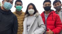 matrappar Mahasiswa Matrappar Politeknik Negeri Bali yang mulai perkuliahan di Angers University, Perancis (dari kiri) Angga, Hendra, Kezia, Rian, Gobit. Foto:Ist