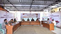 rapat KPU karangasem RAPAT koordinasi antara KPU Karangasem dengan para pengampu kepentingan di Karangasem, Selasa (29/9/2020). Foto: nengah
