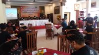 DPT Tabanan - gagah KPU Tabanan menggelar Rapat Pleno Terbuka Rekapitulasi dan Penetapan DPT Pilkada Tabanan 2020, Jumat (16/10/2020). Foto: gagah