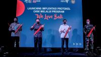 KEMENPAREKRAF Resmi Luncurkan Program 'We Love Bali' ditandai dengan pemukulan kulkul, Rabu (14/10/2020). Foto: ist KEMENPAREKRAF Resmi Luncurkan Program 'We Love Bali' ditandai dengan pemukulan kulkul, Rabu (14/10/2020). Foto: ist