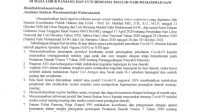 SURAT Edaran Gubernur NTB, Zulkieflimansyah, guna mencegah penularan Covid-19 di masa libur panjang dan cuti bersama Maulid Nabi Muhamad SAW. Foto: ist SURAT Edaran Gubernur NTB, Zulkieflimansyah, guna mencegah penularan Covid-19 di masa libur panjang dan cuti bersama Maulid Nabi Muhamad SAW. Foto: ist