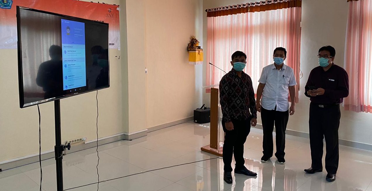 PELUNCURAN aplikasi Lentera Denpasar, Senin (12/10/2020) guna menciptakan standarisasi proses pembelajaran daring di masa pandemi Covid-19 di Kota Denpasar. Foto: ist