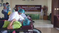 SUASANA donor darah di RSU Puri Raharja, Denpasar pada Sabtu (24/10/2020). Foto: gre SUASANA donor darah di RSU Puri Raharja, Denpasar pada Sabtu (24/10/2020). Foto: gre