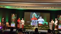 debat pilkada karangasem DANA-Dipa saat menjawab pertanyaan panelis dalam dekat kandidat Pilkada Karangasem 2020 di Hotel Grand Bali Beach Sanur, Denpasar, sabtu (24/10/2020). Foto: Ist