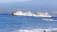 KMP yang terseret arus di Selat Bali, Rabu (7/10/2020). Foto: ist KMP yang terseret arus di Selat Bali, Rabu (7/10/2020). Foto: ist