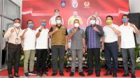 GUBERNUR NTB, Zulkieflimansyah, saat bersama Menteri Pemuda dan Olahraga, H. Zainudin Amali dan pengurus KONI NTB, Selasa (24/11/2020). Foto: ist GUBERNUR NTB, Zulkieflimansyah, saat bersama Menteri Pemuda dan Olahraga, H. Zainudin Amali dan pengurus KONI NTB, Selasa (24/11/2020). Foto: ist
