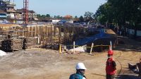 PROYEK pembangunan Pasar Umum Gianyar. Foto: adi PROYEK pembangunan Pasar Umum Gianyar. Foto: adi
