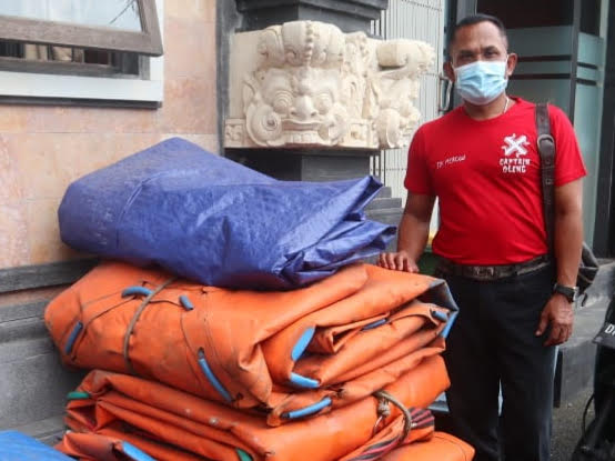 PERAHU karet yang disewakan kepada pengusaha rafting. Foto: ist