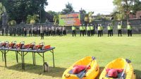 PERSONEL Polres Klungkung mengikuti apel kesiapsiagaan penanggulangan bencana alam, Selasa (10/11/2020). Foto: ist PERSONEL Polres Klungkung mengikuti apel kesiapsiagaan penanggulangan bencana alam, Selasa (10/11/2020). Foto: ist