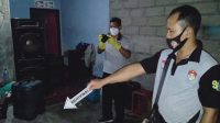 POLISI melakukan olah TKP di lokasi kejadian. Foto: ist POLISI melakukan olah TKP di lokasi kejadian. Foto: ist