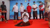 WAKIL Wali Kota Denpasar IGN Jaya Negara, saat mendampingi Menteri Perhubungan Budi Karya Sumadi; dan Gubernur Bali, Wayan Koster, saat peletakan batu pertama Pembangunan Pelabuhan Sanur pada Sabtu (12/12/2020). Foto: ist WAKIL Wali Kota Denpasar IGN Jaya Negara, saat mendampingi Menteri Perhubungan Budi Karya Sumadi; dan Gubernur Bali, Wayan Koster, saat peletakan batu pertama Pembangunan Pelabuhan Sanur pada Sabtu (12/12/2020). Foto: ist