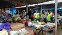 Satgas Enforce Gencar Lakukan Sidak Prokes di Pasar Lumbuan Susut Bangli