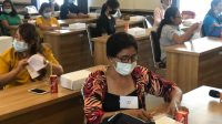 KEGIATAN lomba melukis masker yang digelar di Desa Desa Kesiman Kertalangu, Kota Denpasar pada Sabtu (12/12/2020). Foto: ist KEGIATAN lomba melukis masker yang digelar di Desa Desa Kesiman Kertalangu, Kota Denpasar pada Sabtu (12/12/2020). Foto: ist
