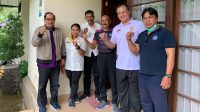 KETUA KONI Badung, Made Nariana, (paling kiri) saat menerima Pengurus Provinsi PABSI Bali. KETUA KONI Badung, Made Nariana, (paling kiri) saat menerima Pengurus Provinsi PABSI Bali.