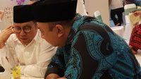 KETUA DPW PKB NTB, Lalu Hadrian Irfani (kanan) bersama Ketua Umum DPP PKB, Muhaimin Iskandar, dalam satu acara partai beberapa waktu lalu. Foto: rul KETUA DPW PKB NTB, Lalu Hadrian Irfani (kanan) bersama Ketua Umum DPP PKB, Muhaimin Iskandar, dalam satu acara partai beberapa waktu lalu. Foto: rul