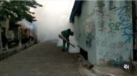 PELAKSANAAN fogging di Denpasar beberapa waktu lalu. Foto: ist PELAKSANAAN fogging di Denpasar beberapa waktu lalu. Foto: ist
