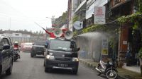 KEGIATAN desinfeksi dalam rangka antisipasi penyebaran Covid-19 di Tabanan, Jumat (5/2/2021). Foto: ist KEGIATAN desinfeksi dalam rangka antisipasi penyebaran Covid-19 di Tabanan, Jumat (5/2/2021). Foto: ist