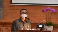 IGN Jaya Negara saat menyampaikan pidato perdana sebagai Wali Kota Denpasar dalam sidang paripurna DPRD Denpasar, Senin (1/3/2021). Foto: ist IGN Jaya Negara saat menyampaikan pidato perdana sebagai Wali Kota Denpasar dalam sidang paripurna DPRD Denpasar, Senin (1/3/2021). Foto: ist