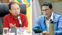 GUBERNUR Bali, Wayan Koster dan Menparekraf Sandiaga Uno. Foto: ist GUBERNUR Bali, Wayan Koster dan Menparekraf Sandiaga Uno. Foto: ist