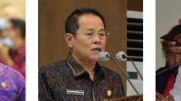 Ketut Juliarta, Rawan Atmaja, dan Ketut Suryadi. Foto: hen Ketut Juliarta, Rawan Atmaja, dan Ketut Suryadi. Foto: hen