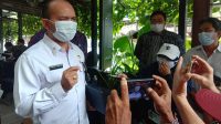 Made Rentin saat memberikan keterangan pers.