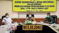 POLRES Buleleng bersama Wakil Bupati Buleleng mengikuti rakor Lintas Sektor Nasional Pengamanan Hari Raya Idul Fitri 1442 Hijriah Tahun 2021 secara daring. Foto: rik POLRES Buleleng bersama Wakil Bupati Buleleng mengikuti rakor Lintas Sektor Nasional Pengamanan Hari Raya Idul Fitri 1442 Hijriah Tahun 2021 secara daring. Foto: rik