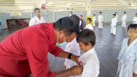 KETUA DPRD Klungkung, AA Gde Anom, menghadiri acara Gashuku Lemkari di GOR Swecapura Klungkung, Minggu (30/5/2021). Foto: ist KETUA DPRD Klungkung, AA Gde Anom, menghadiri acara Gashuku Lemkari di GOR Swecapura Klungkung, Minggu (30/5/2021). Foto: ist