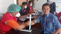 KEGIATAN Sosial donor darah yang digelar DPRD Buleleng