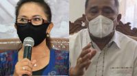 Ketut Ariyani dan Lidartawan. Foto: hen Ketut Ariyani dan Lidartawan. Foto: hen