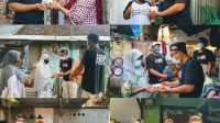 TIM HBK Peduli saat menyalurkan ribuan telur setiap hari kepada warga di Pulau Lombok selama pandemi Covid-19. Foto: ist TIM HBK Peduli saat menyalurkan ribuan telur setiap hari kepada warga di Pulau Lombok selama pandemi Covid-19. Foto: ist