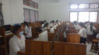 SIMULASI ANBK di SMP PGRI 5 Denpasar, Rabu (25/8/2021) tidak menghadirkan siswa kelas sekolah. Foto: ist SIMULASI ANBK di SMP PGRI 5 Denpasar, Rabu (25/8/2021) tidak menghadirkan siswa kelas sekolah. Foto: ist