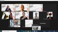 AUDIENSI virtual antara Bawaslu Bali dengan PMKRI dan GMKI, membahas agenda program Pandangan Demokrasi Milenial yang disingkat Pandemi. Foto: ist AUDIENSI virtual antara Bawaslu Bali dengan PMKRI dan GMKI, membahas agenda program Pandangan Demokrasi Milenial yang disingkat Pandemi. Foto: ist