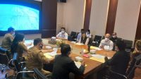 AUDIENSI jajaran komisioner KPU Badung bersama Sekda Badung dan OPD terkait di Puspem Badung, Senin (30/8/2021). Foto: ist AUDIENSI jajaran komisioner KPU Badung bersama Sekda Badung dan OPD terkait di Puspem Badung, Senin (30/8/2021). Foto: ist