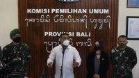 I Dewa Agung Gede Lidartawan saat memberi keterangan usai audiensi Kodam Udayana sebelum Pilkada 2020 lalu. Foto: hen I Dewa Agung Gede Lidartawan saat memberi keterangan usai audiensi Kodam Udayana sebelum Pilkada 2020 lalu. Foto: hen