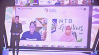 MENTERI Pariwisata dan Ekonomi Kreatif Sandiaga Salahuddin Uno saat bersama Wakil Gubernur NTB, Dr. Ir. Hj. Sitti Rohmi Djalilah, mengikuti kegiatan event Geotourism Festival and International Conference secara virtual. Foto: ist MENTERI Pariwisata dan Ekonomi Kreatif Sandiaga Salahuddin Uno saat bersama Wakil Gubernur NTB, Dr. Ir. Hj. Sitti Rohmi Djalilah, mengikuti kegiatan event Geotourism Festival and International Conference secara virtual. Foto: ist