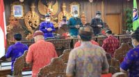 SUASANA rapat paripurna penandatanganan nota kesepakatan KUA dan PPAS Anggaran Tahun Induk 2022 di Ruang Sabha Nawa Natya, Senin (23/8/2021). Foto: ist SUASANA rapat paripurna penandatanganan nota kesepakatan KUA dan PPAS Anggaran Tahun Induk 2022 di Ruang Sabha Nawa Natya, Senin (23/8/2021). Foto: ist