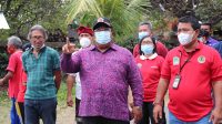 BUPATI Buleleng, Putu Agus Suradnyana, meninjau lokasi lahan parkir di sebelah utara RTH Taman Bung Karno, Jumat (10/9/2021). Foto: rik BUPATI Buleleng, Putu Agus Suradnyana, meninjau lokasi lahan parkir di sebelah utara RTH Taman Bung Karno, Jumat (10/9/2021). Foto: rik