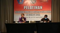 BUPATI Suwirta membuka Pelatihan Peningkatan Inovasi dan Higienitas Sajian Kuliner di Wyndam Tamansari Jivva Resort, Selasa (28/9/2021). Foto: ist BUPATI Suwirta membuka Pelatihan Peningkatan Inovasi dan Higienitas Sajian Kuliner di Wyndam Tamansari Jivva Resort, Selasa (28/9/2021). Foto: ist