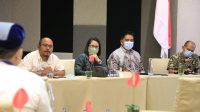 SUASANA diskusi saat sosialisasi pengawasan partisipatif oleh Bawaslu Bali kepada organisasi kepemudaan, Jumat (24/9/2021). Foto: hen SUASANA diskusi saat sosialisasi pengawasan partisipatif oleh Bawaslu Bali kepada organisasi kepemudaan, Jumat (24/9/2021). Foto: hen