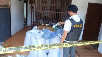 Polisi olah TKP pencurian