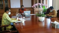 Wagub Cok Ace saat Webinar Transformasi Bali Nusra “Balinusra Menuju Pertanian 4.0” yang diselenggarakan Perwakilan Bank Indonesia Wilayah Provinsi