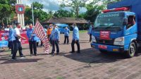 BUPATI Karangasem, I Gede Dana, saat melepas program Korpri Mengabdi dan Berbagi tahap II dengan menyalurkan beras kemasan 5 kg kepada masyarakat terdampak Covid-19 dan lansia di seluruh desa dan kelurahan di Karangasem, Rabu (17/11/2021). Foto: ist BUPATI Karangasem, I Gede Dana, saat melepas program Korpri Mengabdi dan Berbagi tahap II dengan menyalurkan beras kemasan 5 kg kepada masyarakat terdampak Covid-19 dan lansia di seluruh desa dan kelurahan di Karangasem, Rabu (17/11/2021). Foto: ist