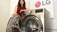 LG memperkenalkan mesin cuci terbarunya yang berkapasitas 20 kilogram. Foto: ist LG memperkenalkan mesin cuci terbarunya yang berkapasitas 20 kilogram. Foto: ist