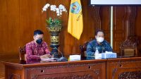 RAPAT evaluasi penyaluran KUR di Kota Denpasar periode Januari-September 2021 di Ruang Praja Utama Kantor Wali kota Denpasar, Selasa (2/11/2021). Foto: ist RAPAT evaluasi penyaluran KUR di Kota Denpasar periode Januari-September 2021 di Ruang Praja Utama Kantor Wali kota Denpasar, Selasa (2/11/2021). Foto: ist