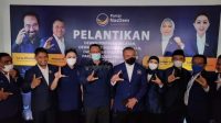 WAKIL Ketua Umum DPP Partai Nasdem, Ahmad Ali, saat bersama fungsionaris DPP dan Gubernur Zulkieflimansyah serta Ketua DPW Nasdem NTB Sitti Rohmi Djalilah usai pelantikan, Senin (1/11/2021). Foto: rul WAKIL Ketua Umum DPP Partai Nasdem, Ahmad Ali, saat bersama fungsionaris DPP dan Gubernur Zulkieflimansyah serta Ketua DPW Nasdem NTB Sitti Rohmi Djalilah usai pelantikan, Senin (1/11/2021). Foto: rul