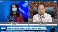 GUBERNUR Koster saat menjadi narasumber pada Forum Merdeka Barat (FMB) 9 dengan tema "Menjaga Wajah Bangsa Di Gelaran G20". Foto: ist GUBERNUR Koster saat menjadi narasumber pada Forum Merdeka Barat (FMB) 9 dengan tema "Menjaga Wajah Bangsa Di Gelaran G20". Foto: ist