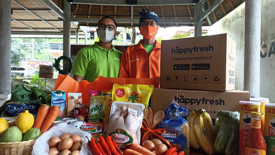HAPPYFRESH sebagai pionir layanan belanja kebutuhan rumah tangga secara daring kembali tebar promo Hari Grocery Online Nasional (Hargolnas) eksklusif untuk warga Pulau Dewata di penutup tahun 2021. Foto: tra